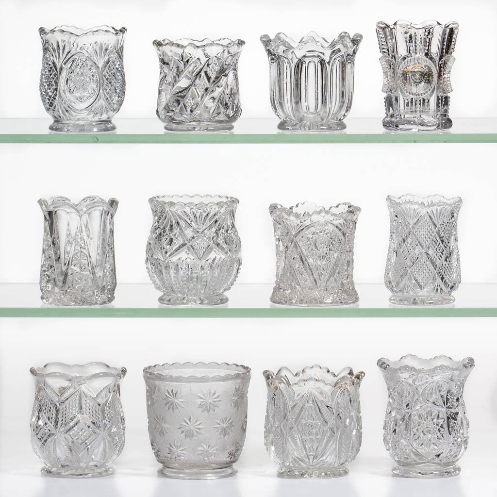 ASSORTED PATTERN TOOTHPICK HOLDERS, LOT OF 12 (1 of 1)