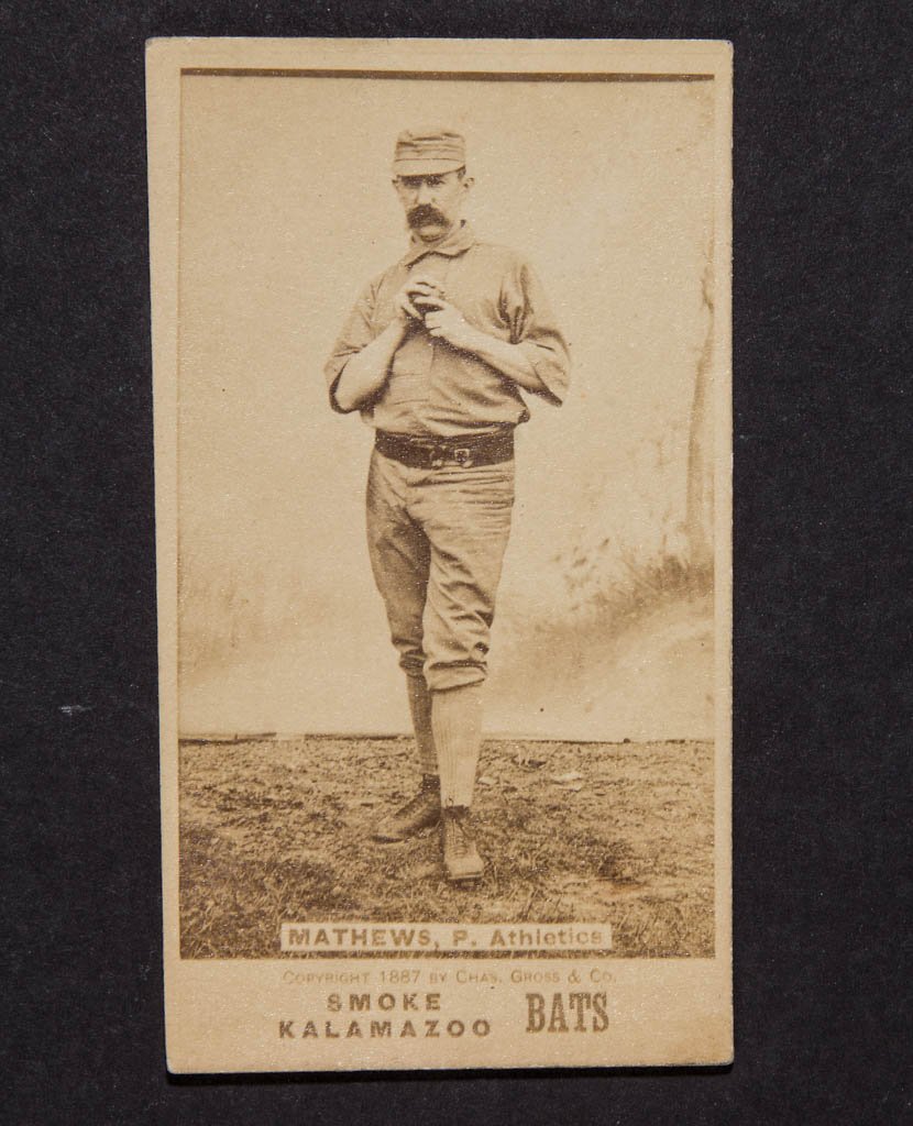 1887 KALAMAZOO BATS N690 BASEBALL CARD (1 of 2)