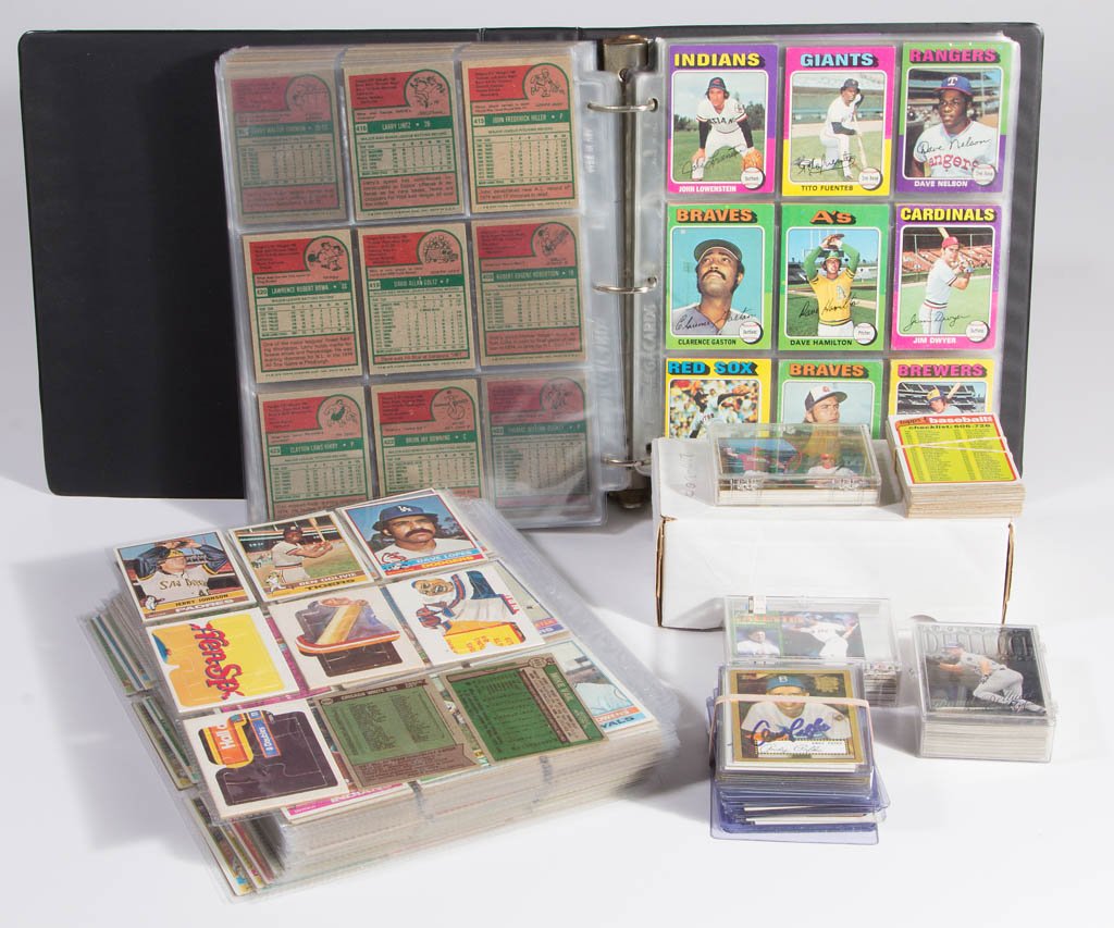 ASSORTED 1970'S TOPPS BASEBALL CARDS, PARTIAL SETS, LOT (1 of 1)