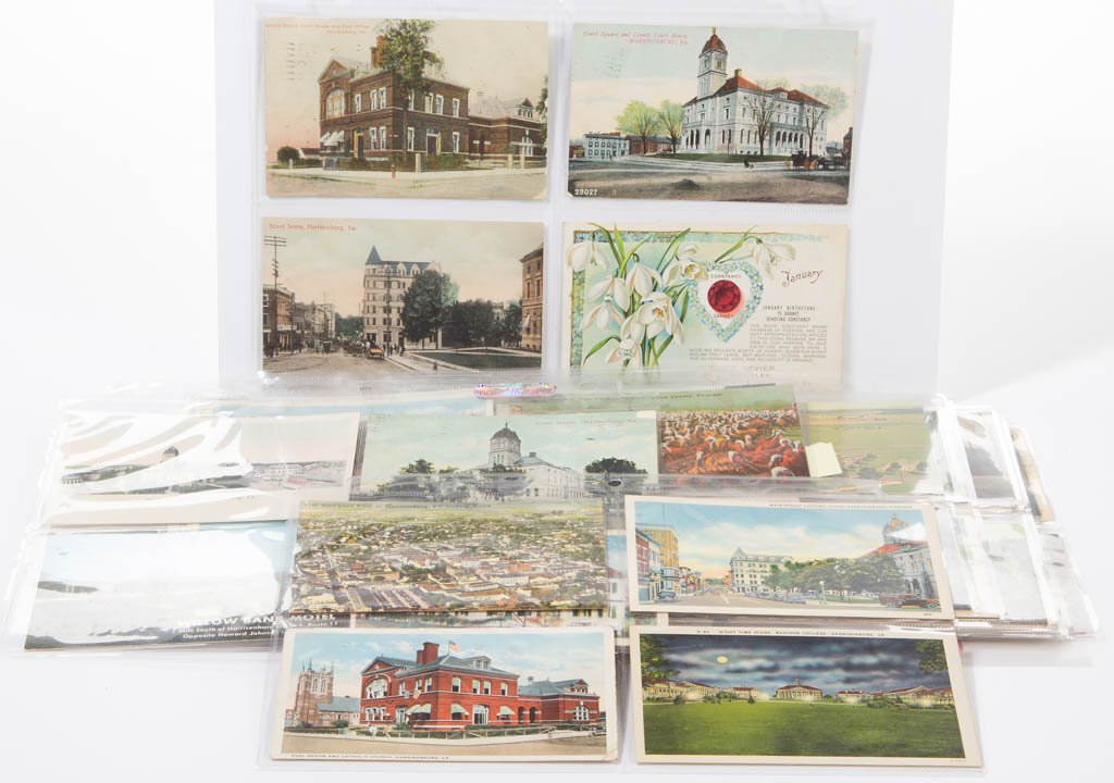 SHENANDOAH VALLEY OF VIRGINA POST CARDS, LOT OF 83 (1 of 3)