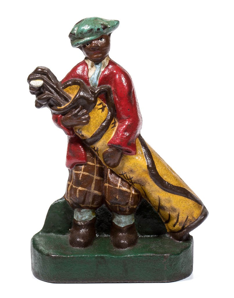 FIGURAL BLACK CADDY CAST-IRON DOORSTOP (1 of 2)