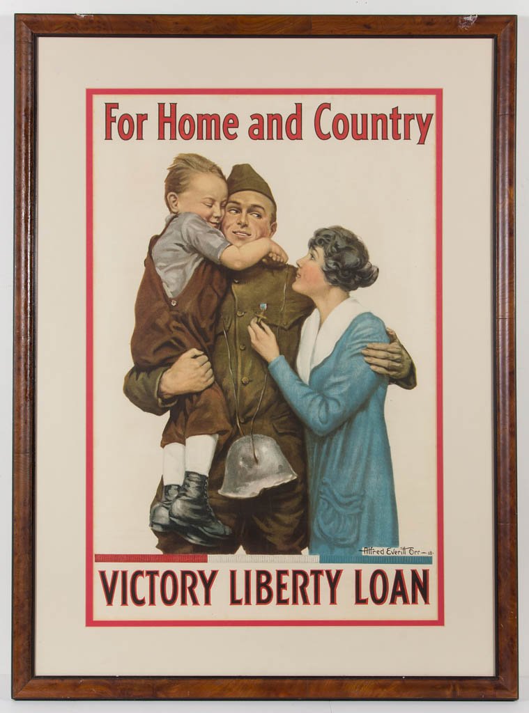 AMERICAN HISTORICAL WORLD WAR I POSTERS, LOT OF TWO (1 of 2)