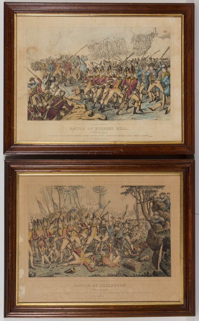 AMERICAN REVOLUTIONARY WAR HISTORICAL PRINTS (1 of 6)