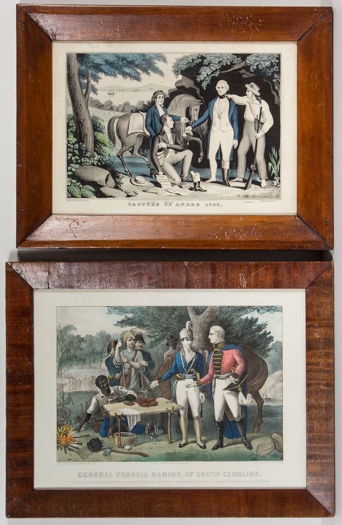AMERICAN HISTORICAL MILITARY PRINTS, LOT OF TWO (1 of 3)