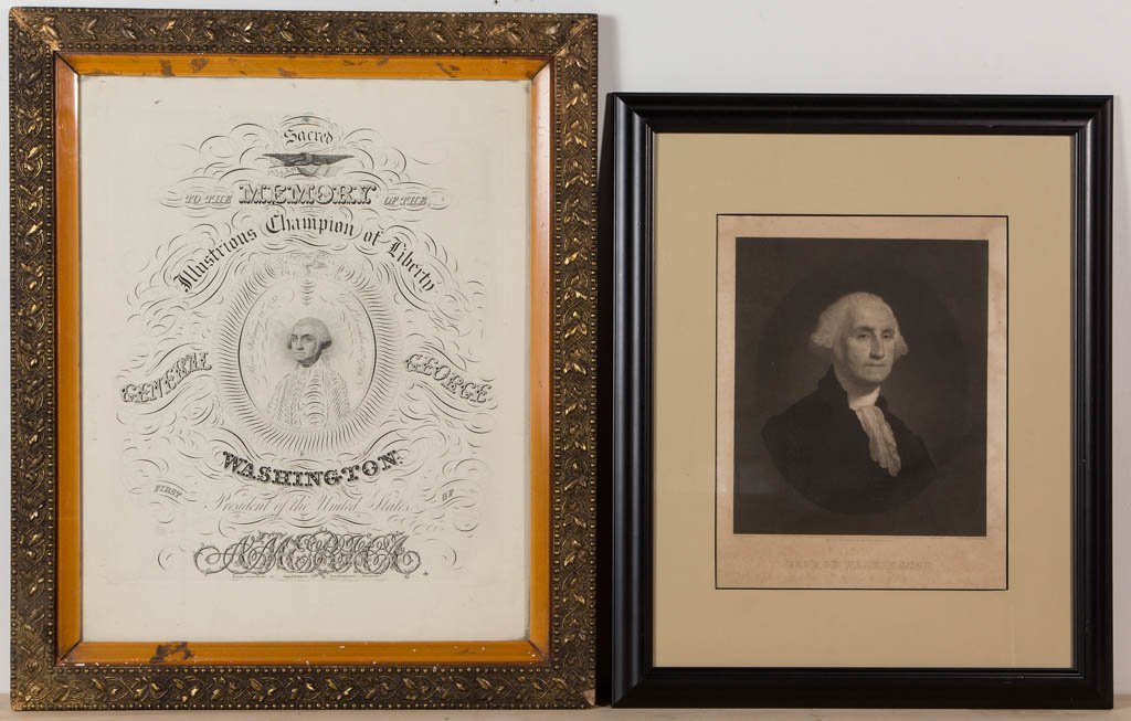 AMERICAN PRESIDENTIAL PORTRAIT PRINTS, LOT OF TWO (1 of 3)