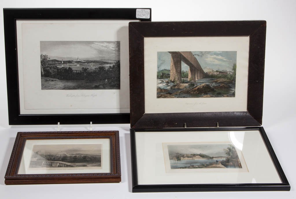 AMERICAN LANDSCAPE PRINTS, LOT OF FOUR (1 of 5)