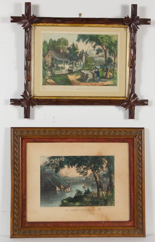 CURRIER & IVES AMERICAN LANDSCAPE PRINTS, LOT OF TWO (1 of 3)