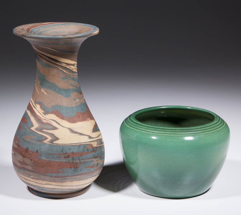 AMERICAN ART POTTERY ARTICLES, LOT OF TWO (1 of 1)