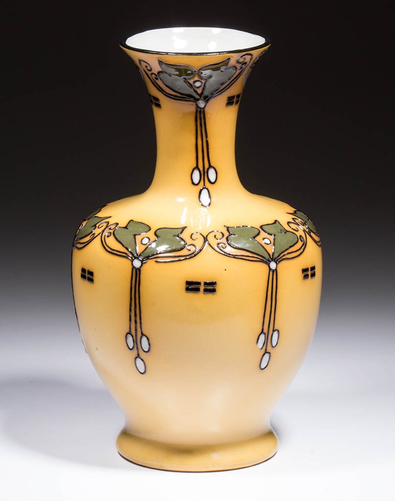 ENGLISH ART POTTERY VASE (1 of 2)