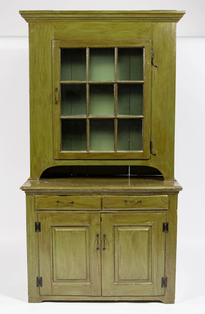 AMERICAN COUNTRY PAINTED POPLAR AND PINE STEP-BACK WALL (1 of 2)