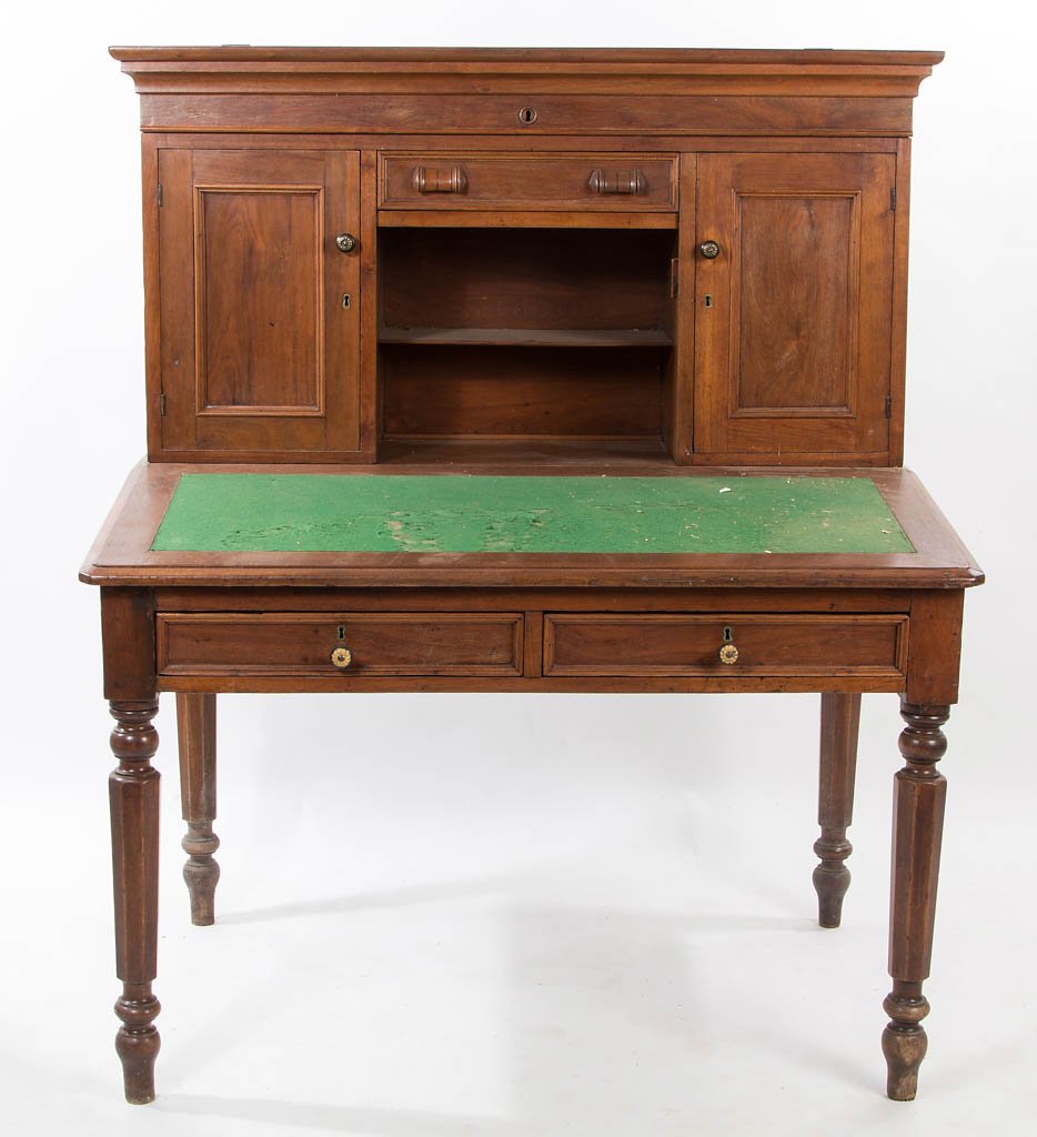 AMERICAN WALNUT PLANTATION DESK (1 of 2)