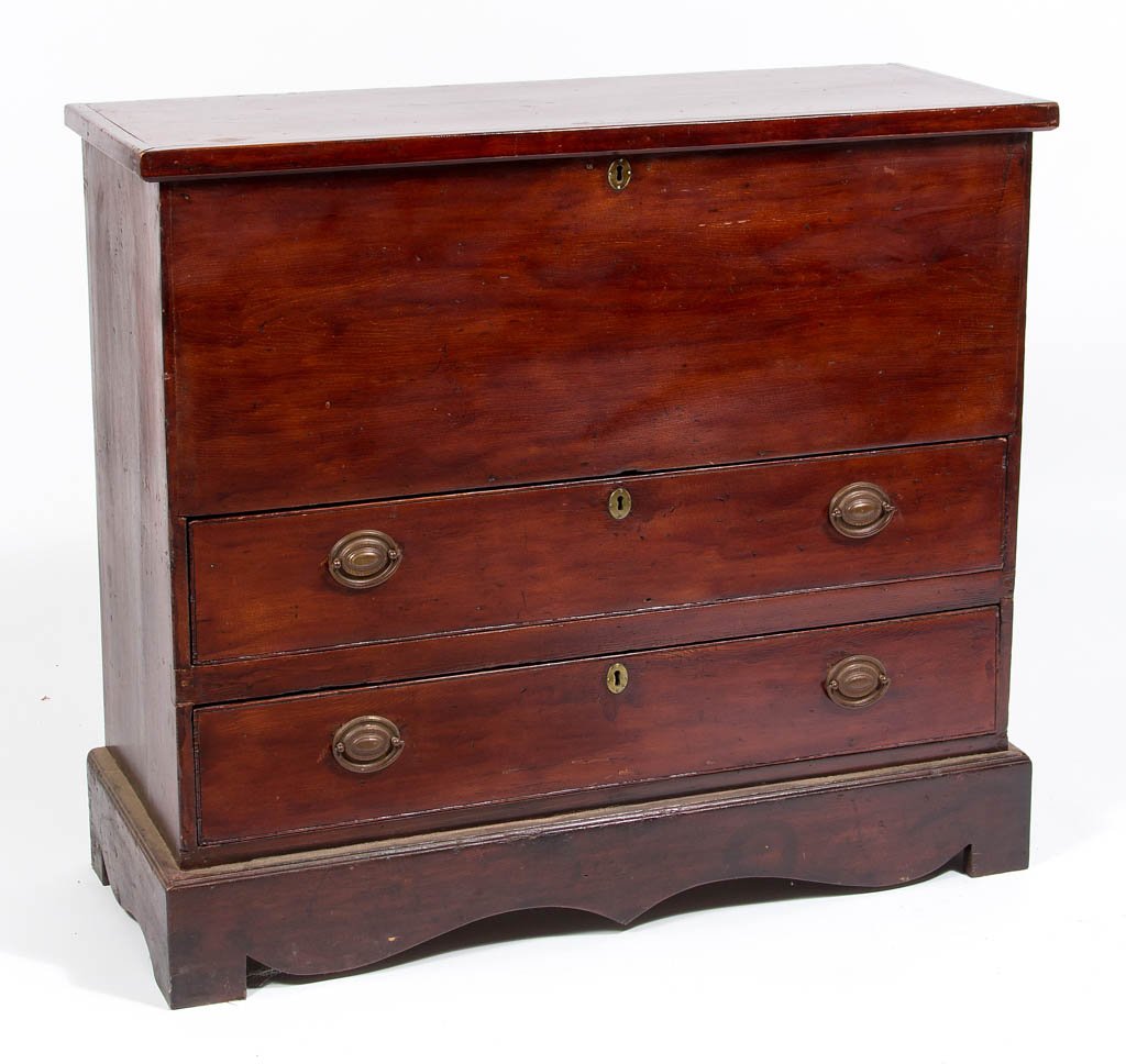 AMERICAN COUNTRY PAINTED PINE MULE CHEST (1 of 2)