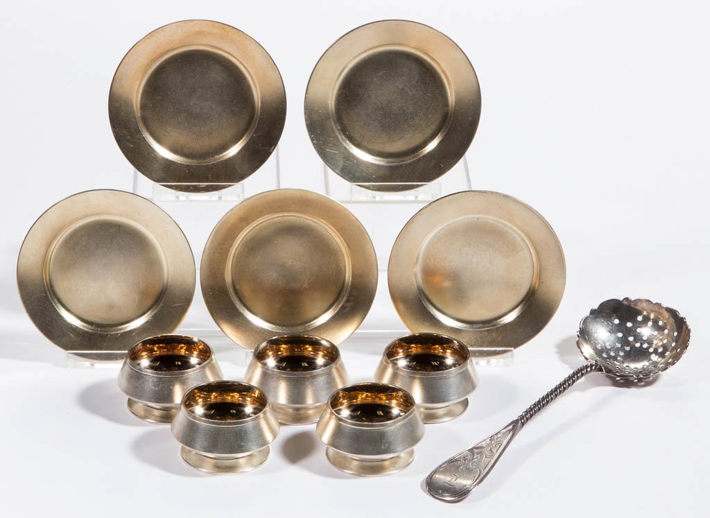 TIFFANY STERLING SILVER TABLE ARTICLES, LOT OF 11 (1 of 1)