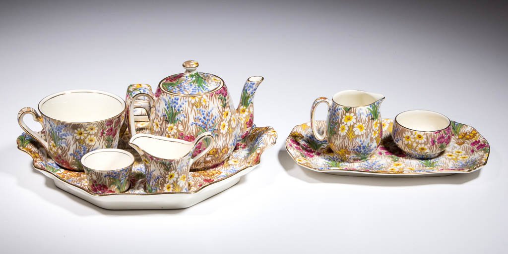 ENGLISH WINTON CHINTZ CERAMIC BREAKFAST SET, LOT OF (1 of 1)