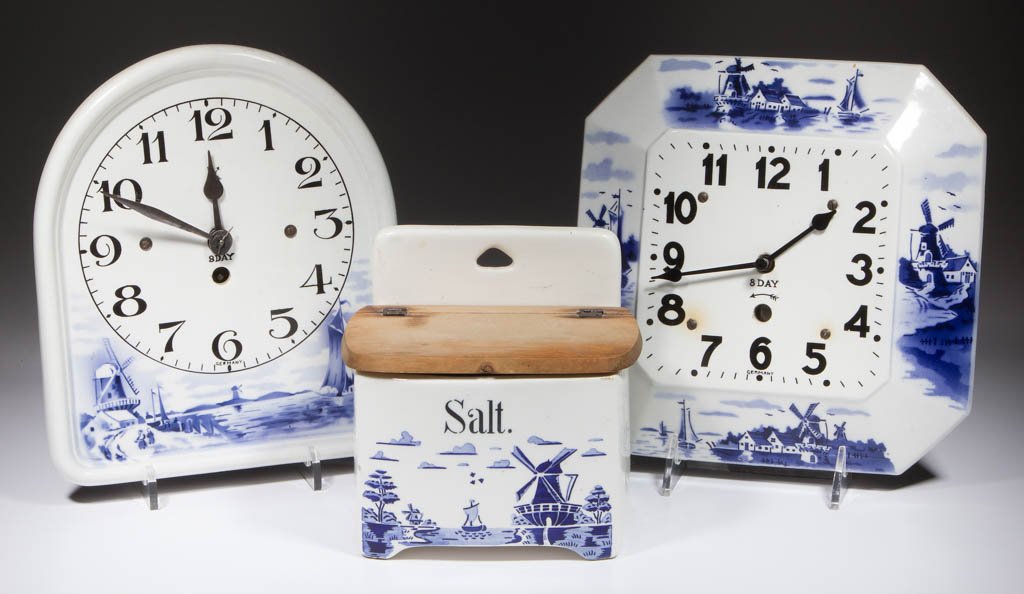 GERMAN CERAMIC ARTICLES, LOT OF THREE (1 of 1)