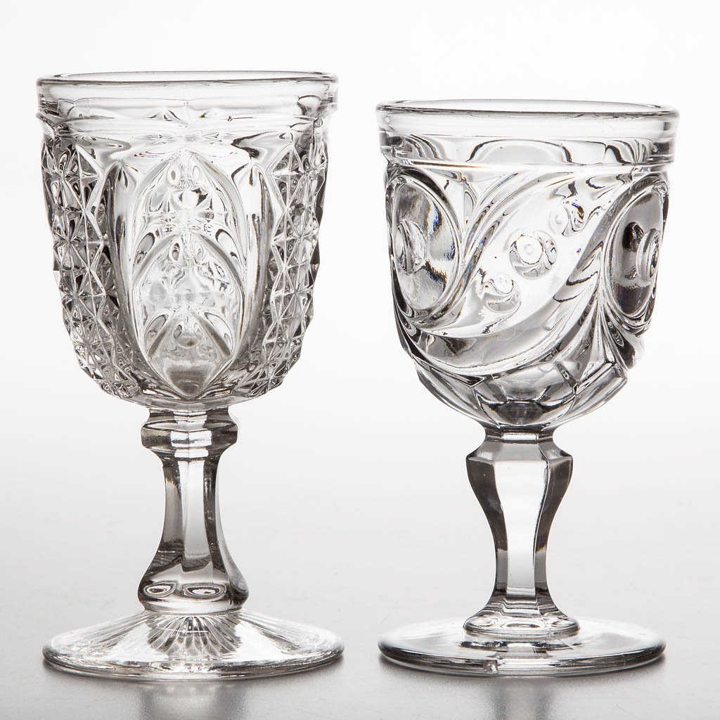 ASSORTED EAPG GOBLETS, LOT OF TWO (1 of 1)