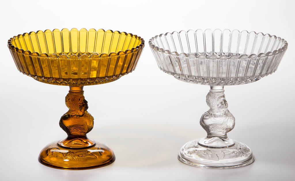 COLUMBIA / JENNY LIND OPEN COMPOTES, LOT OF TWO (1 of 1)