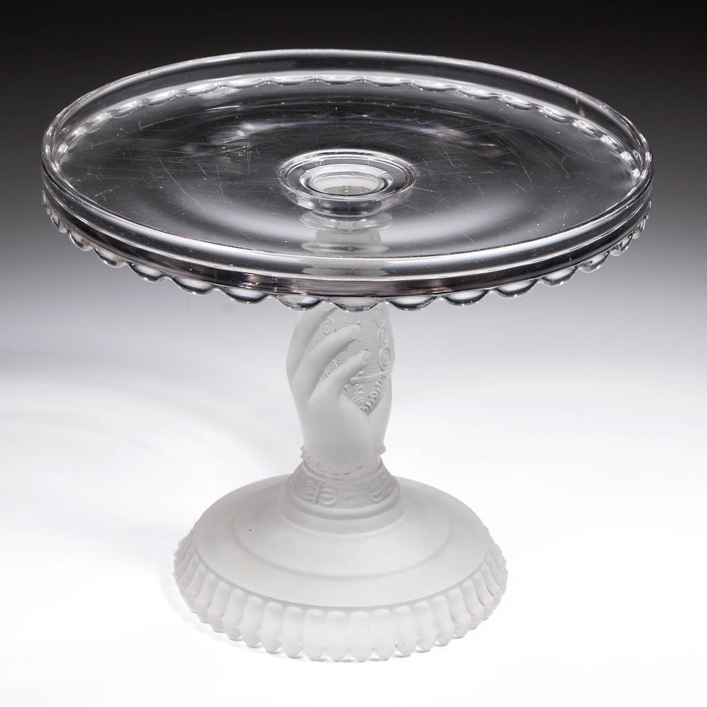 HOBBS HAND STEM SALVER / CAKE STAND (1 of 1)