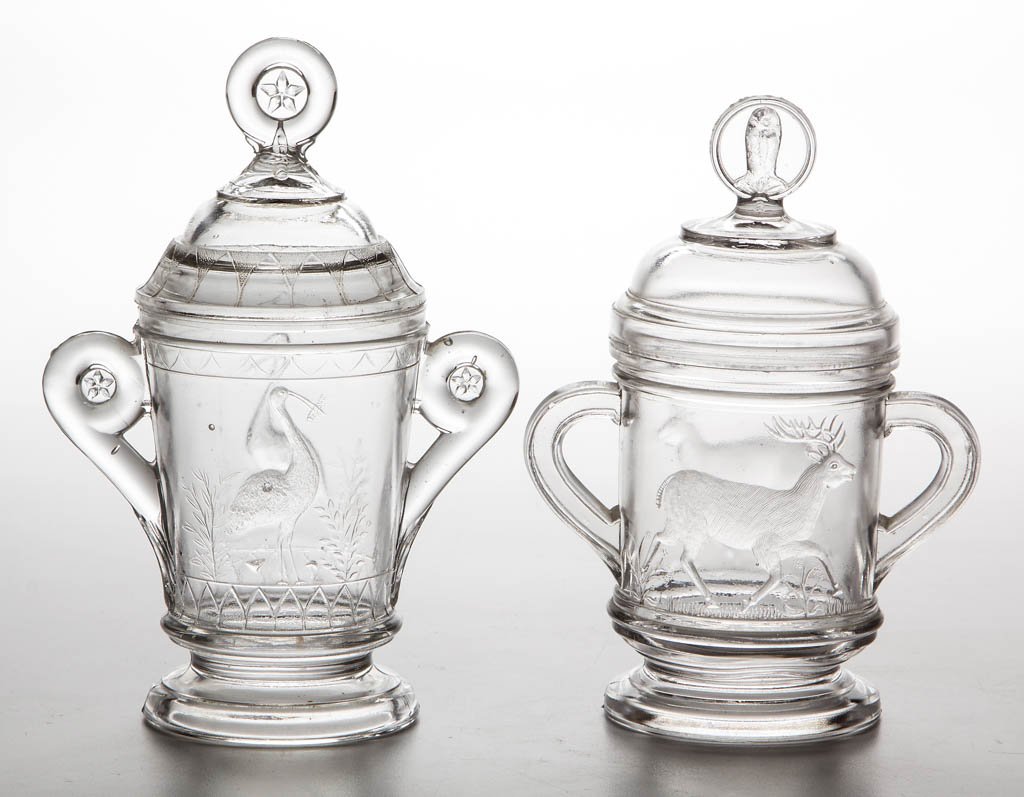 IOWA CITY EAPG MARMALADE / PICKLE JARS, LOT OF TWO (1 of 1)