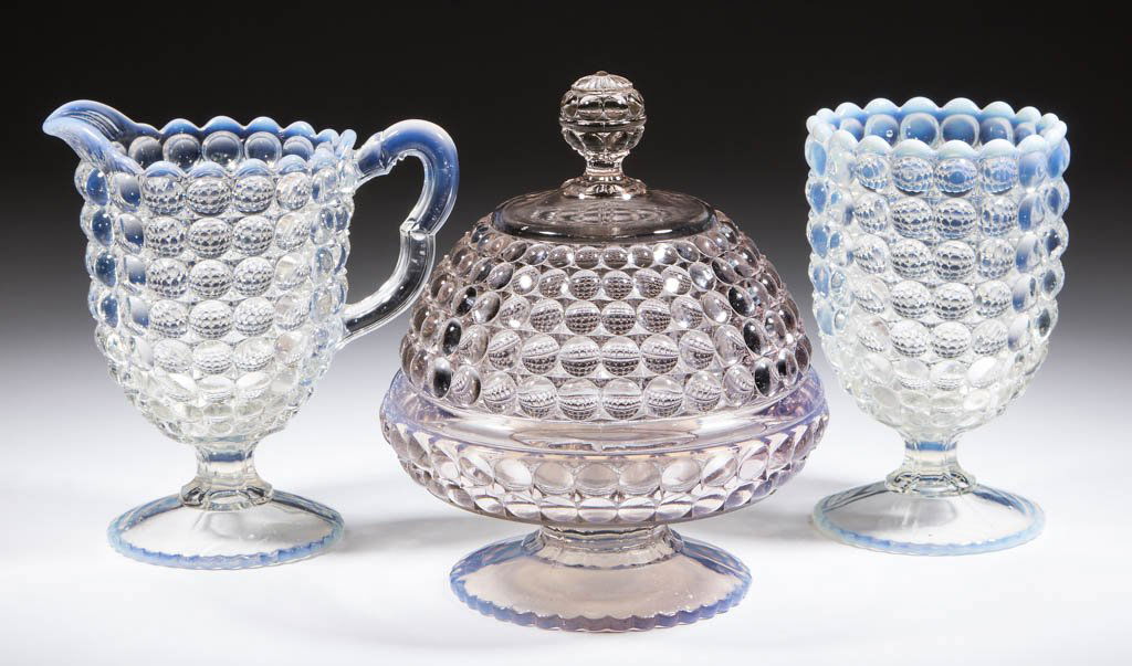 THOUSAND EYE TABLE ARTICLES, LOT OF THREE (1 of 1)