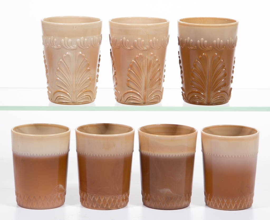 ASSORTED GREENTOWN TUMBLERS, LOT OF SEVEN (1 of 1)