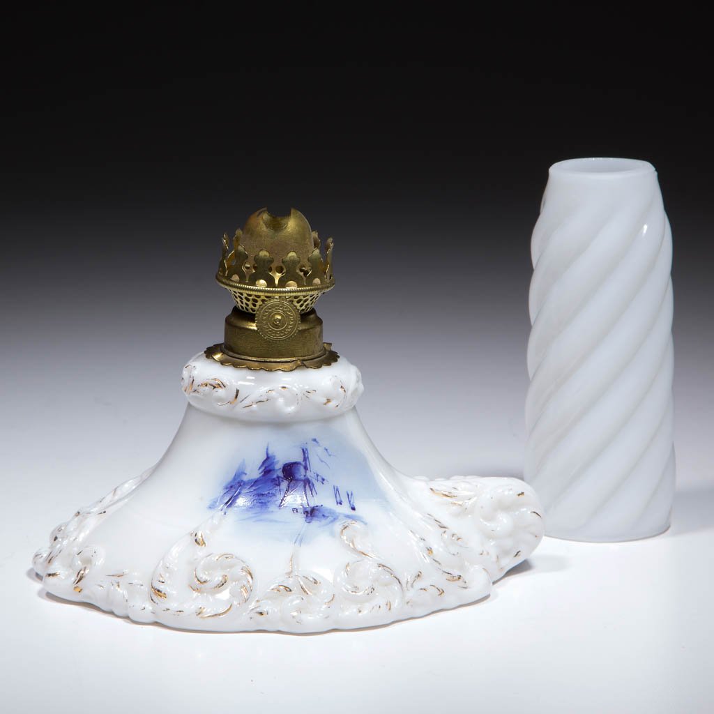 PAIRPOINT "SWEDISH" OIL BURNING CANDLE NO. 88 MINIATURE (1 of 1)