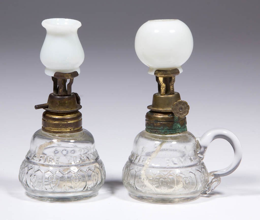 FIRE FLY MINIATURE LAMPS, LOT OF TWO (1 of 1)