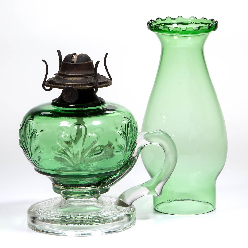 RIVERSIDE NO. 486 / FERN KEROSENE FINGER LAMP (1 of 1)