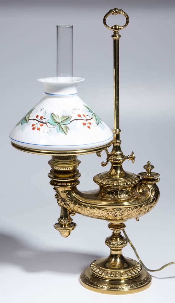 BRASS WILD & WESSEL SINGLE-ARM KEROSENE HARVARD STUDENT (1 of 1)