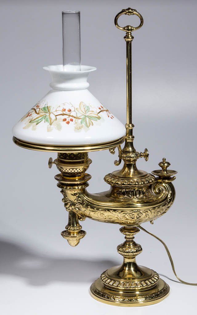 BRASS WILD & WESSEL SINGLE-ARM KEROSENE HARVARD STUDENT (1 of 1)