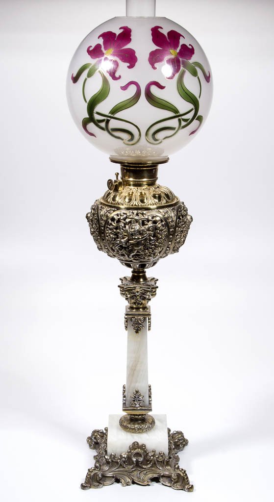 PLUME AND ATWOOD CHERUB AND SCROLL KEROSENE BANQUET (1 of 1)