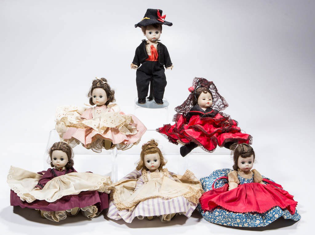 MADAME ALEXANDER DOLLS, LOT OF SIX (1 of 1)