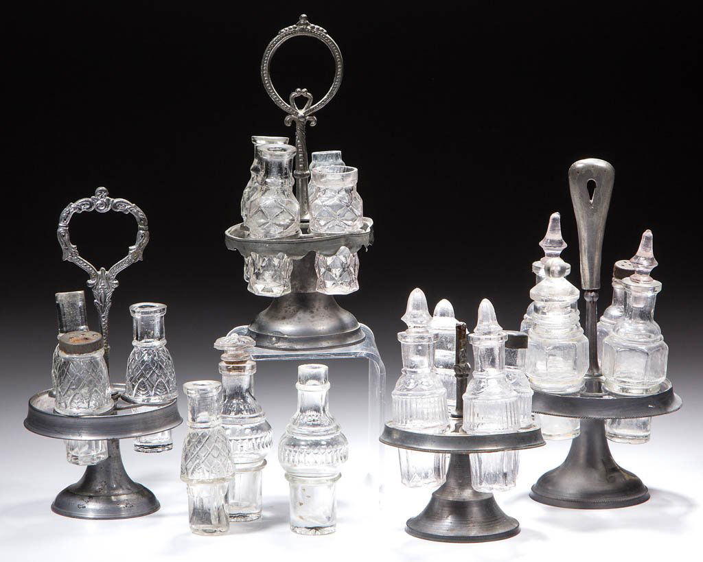 ASSORTED BLOWN-MOLDED TOY CASTER SETS, LOT OF FOUR (1 of 1)