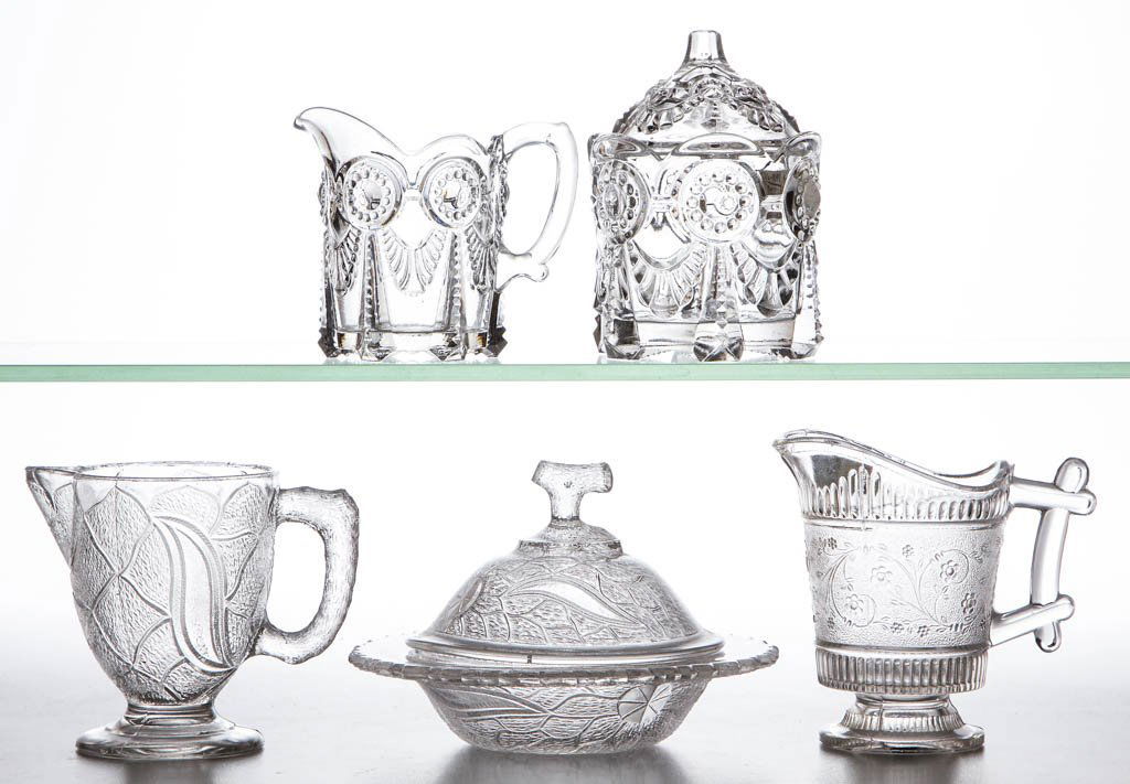 ASSORTED EAPG BREAKFAST ARTICLES, LOT OF FIVE (1 of 1)