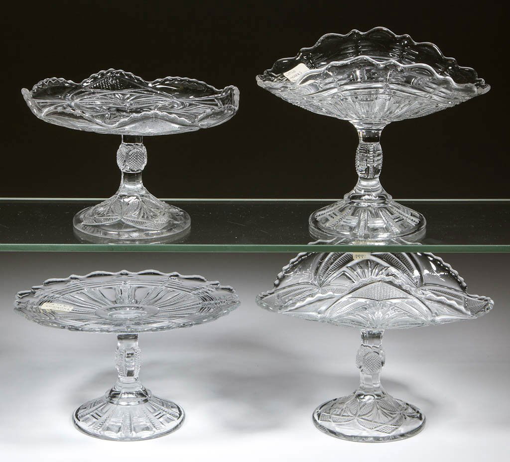 ASSORTED PRESSED CHILDREN'S GLASS TOY ARTICLES, LOT OF (1 of 1)