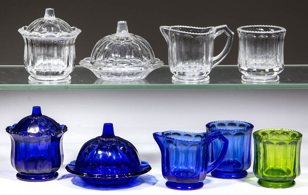 COLONIAL CHILDREN'S GLASS TOY TABLE ARTICLES, LOT OF (1 of 1)