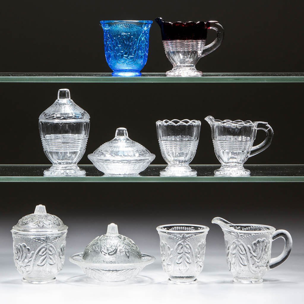 ASSORTED EAPG CHILDREN'S TOY TABLE ARTICLES, LOT OF TEN (1 of 1)