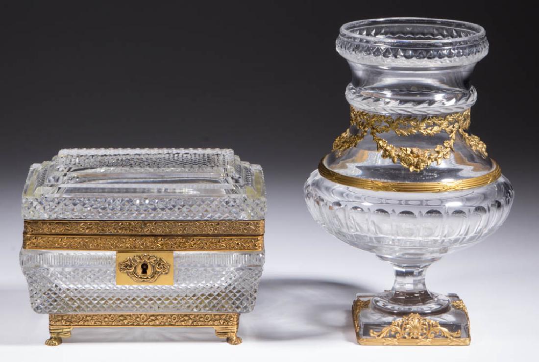 FRENCH CUT GLASS JEWEL CASKET (1 of 1)