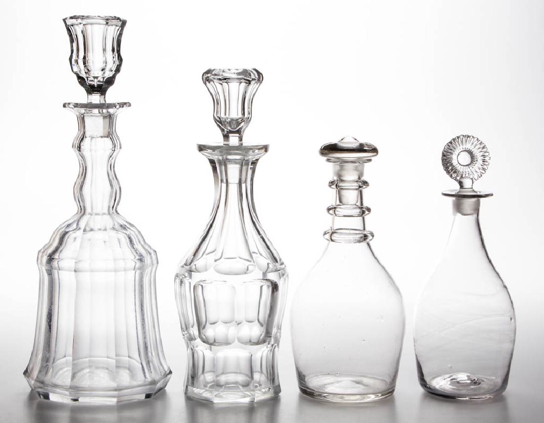 ASSORTED DECANTERS, LOT OF FOUR (1 of 1)