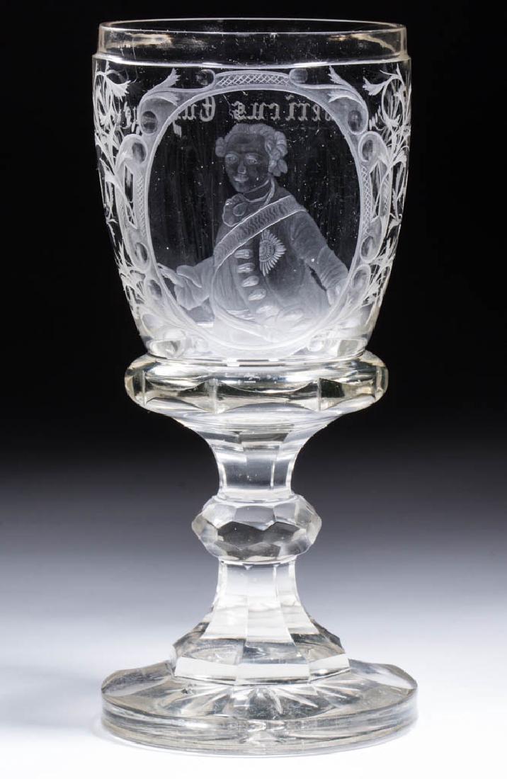 CONTINENTAL CUT AND ENGRAVED GERMAN HISTORICAL POKAL (1 of 4)