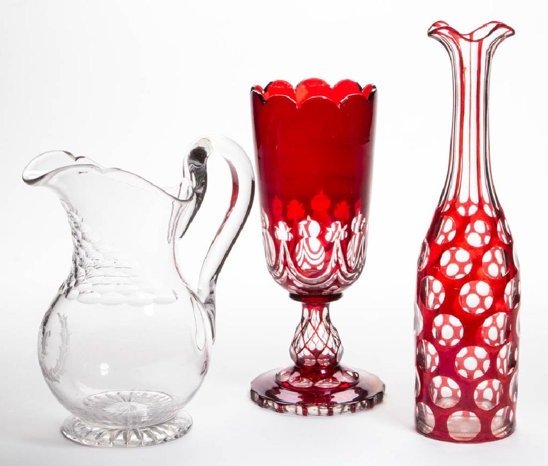 ASSORTED CUT OVERLAY ARTICLES, LOT OF TWO (1 of 1)