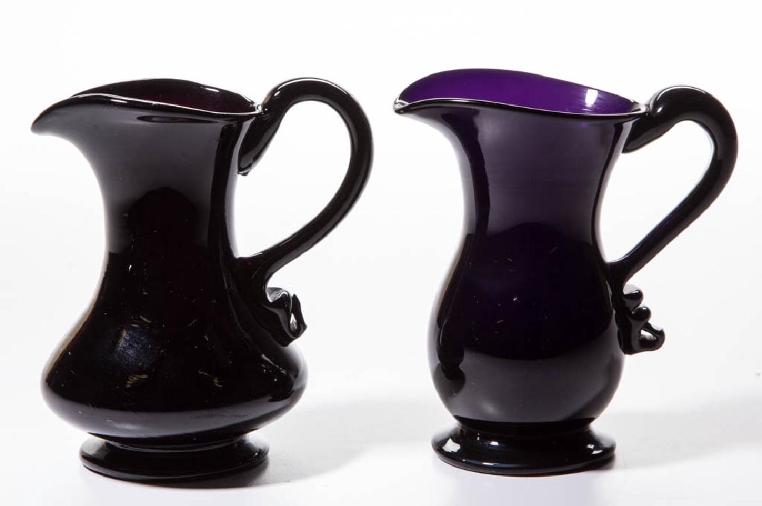 FREE-BLOWN CREAMERS, LOT OF TWO (1 of 1)