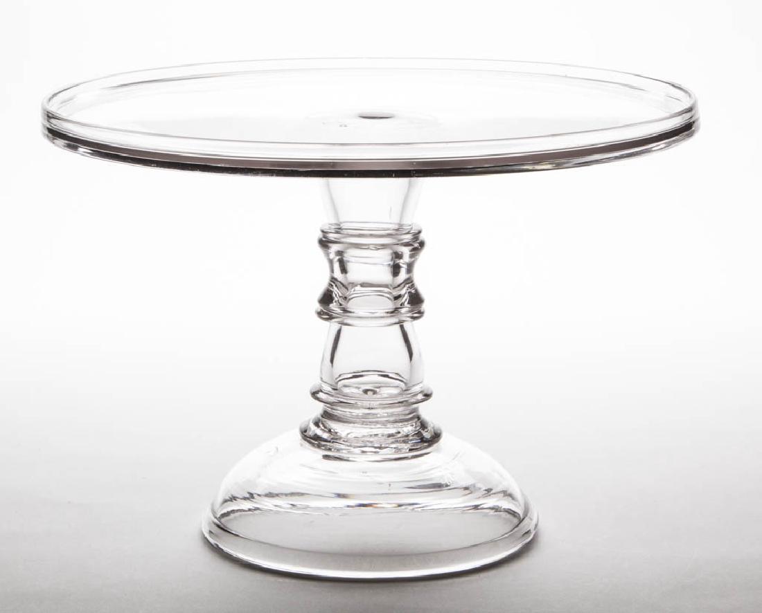 FREE-BLOWN LARGE SALVER / CAKE STAND (1 of 1)