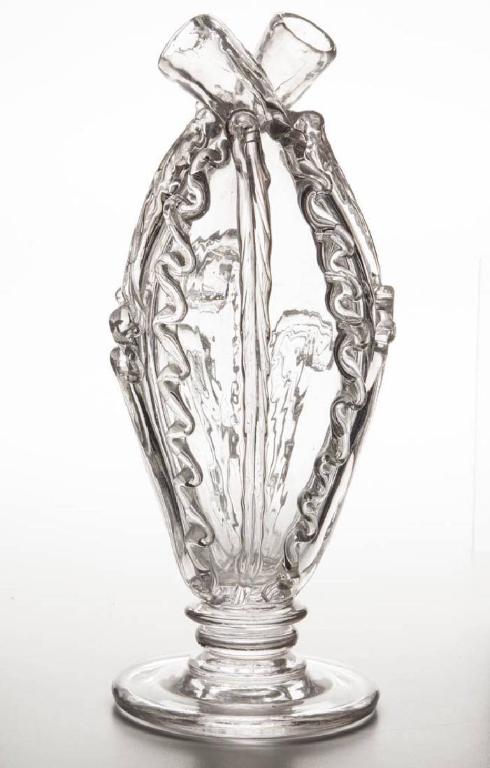 FREE-BLOWN GEMEL BOTTLE (1 of 2)