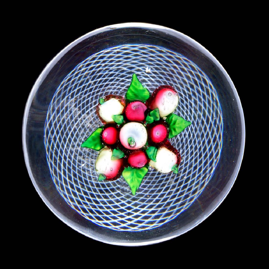 NEW ENGLAND FRUIT BOUQUET PAPERWEIGHT (1 of 1)