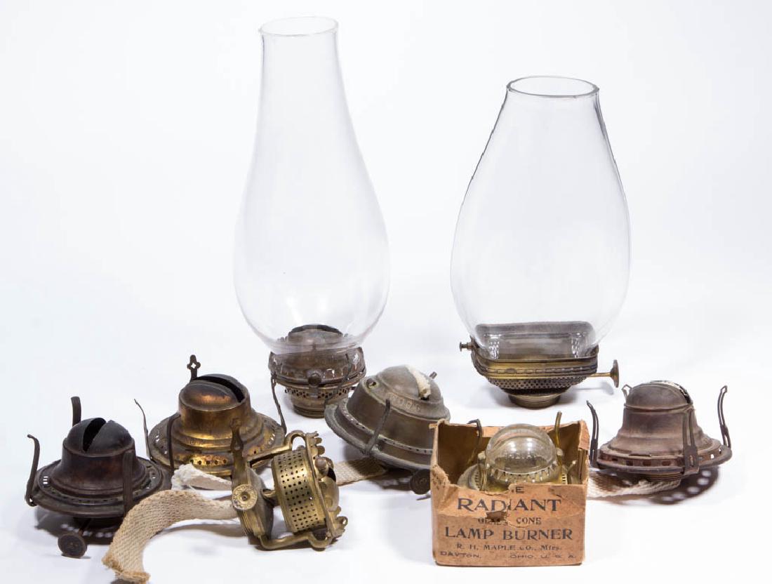 ASSORTED SLIP AND LIP BURNERS, LOT OF EIGHT (1 of 1)