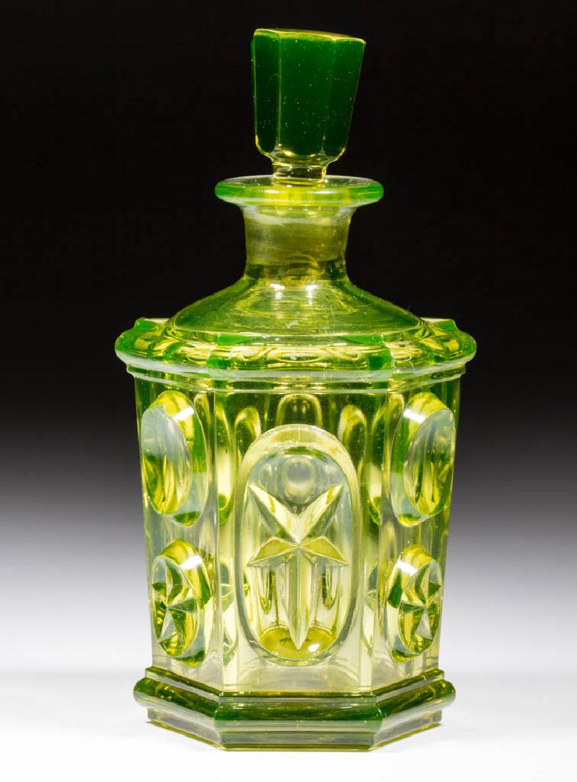 PRESSED STAR AND PUNTY COLOGNE BOTTLE (1 of 1)