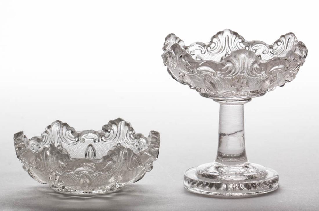 UNLISTED RD AND RP PRESSED OPEN SALTS, LOT OF TWO (1 of 1)