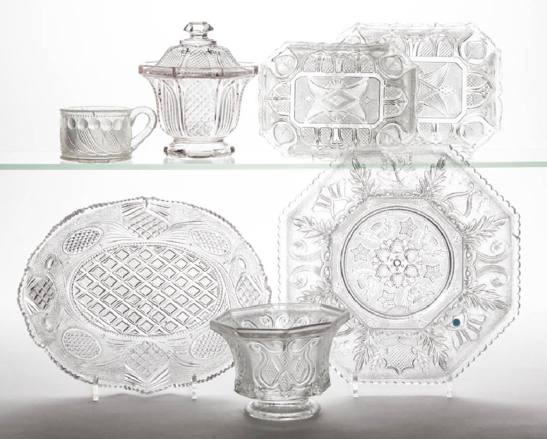 ASSORTED PRESSED LACY ARTICLES, LOT OF SEVEN (1 of 1)