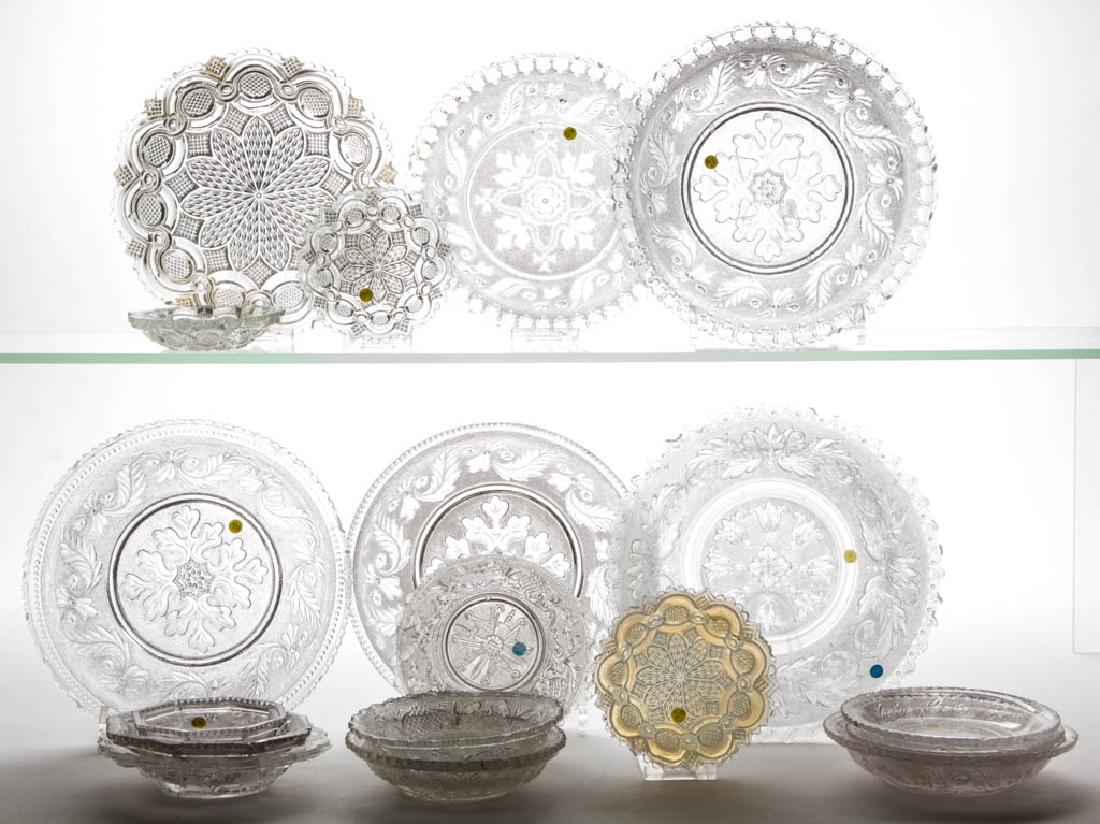 ASSORTED PRESSED LACY AND RELATED ARTICLES, LOT OF 18 (1 of 1)